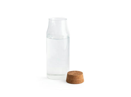 Product image JASMIN 800. Glasflasche mit Korkdeckel 800 mL bedrucken