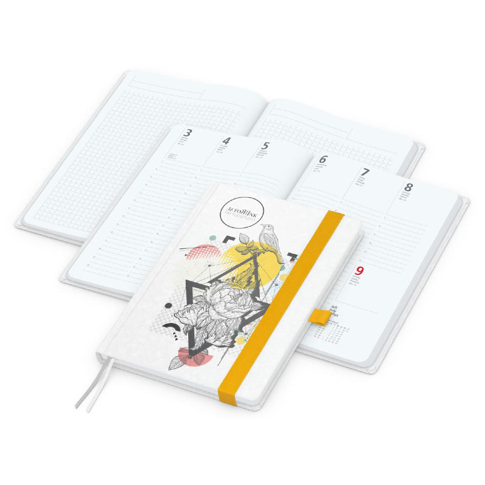 Wochenplaner Match-Hybrid White Bestseller Werbeartikel