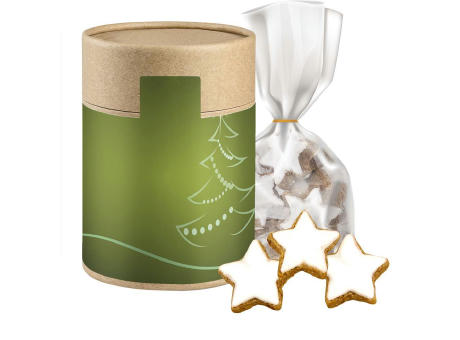 Product image Zimtsterne, ca. 100g, Beutel in Kraftpapierdose Maxi bedrucken