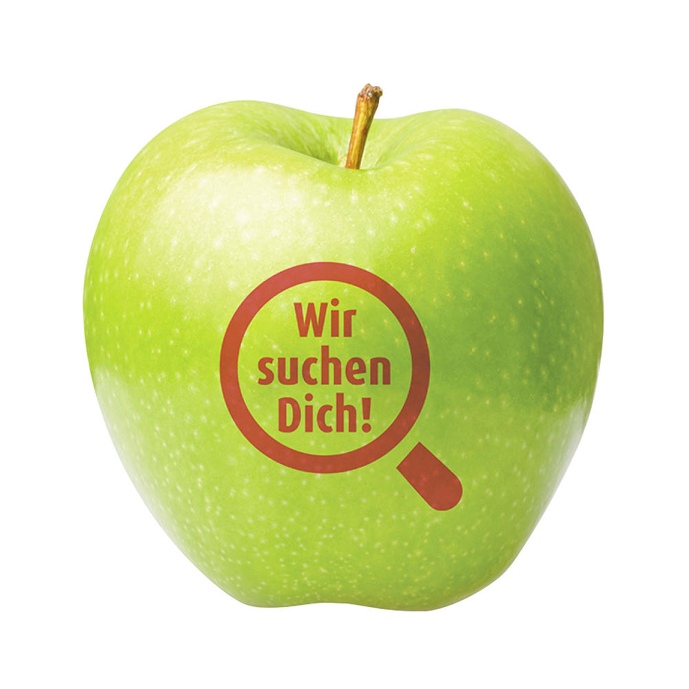 Product image Apfel grün "Lupe" Werbeartikel