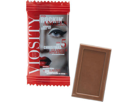 MIDI-Schokoladen-Täfelchen im Standard-Flowpack Werbeartikel