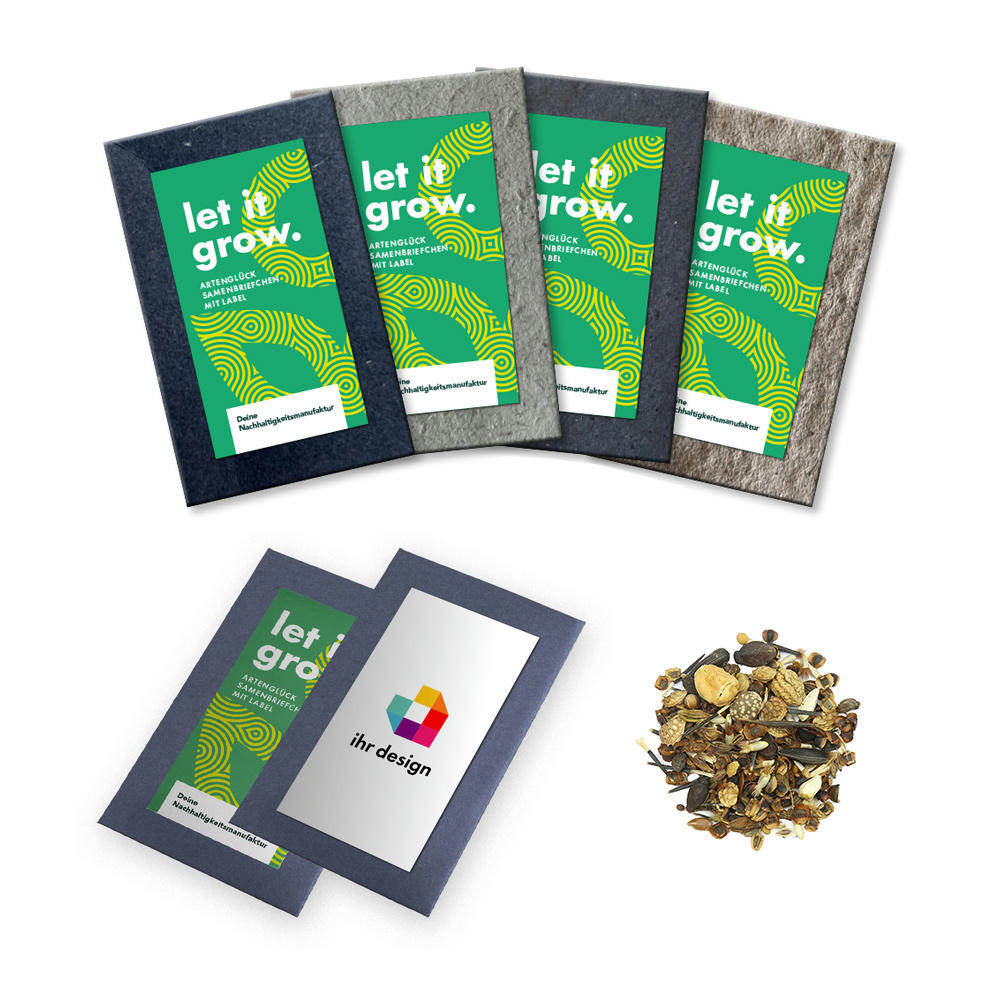 Product image Samenbriefchen Artenglück 2nd matter Werbeartikel