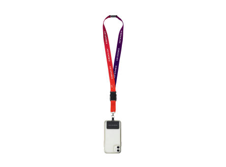 Lanyard Promo Complete Sublimation RPET 2 cm mit Patch bedrucken