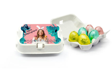 Product image 6er Schoko Ostereier Werbeartikel