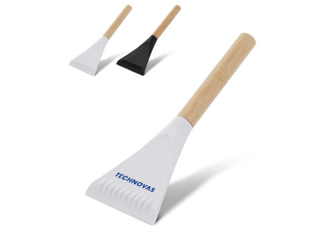 Eisschaber aus Bambus und R-PP Werbeartikel