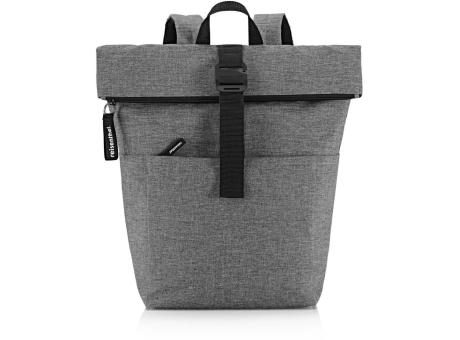 Product image rolltop backpack twist silver Werbeartikel