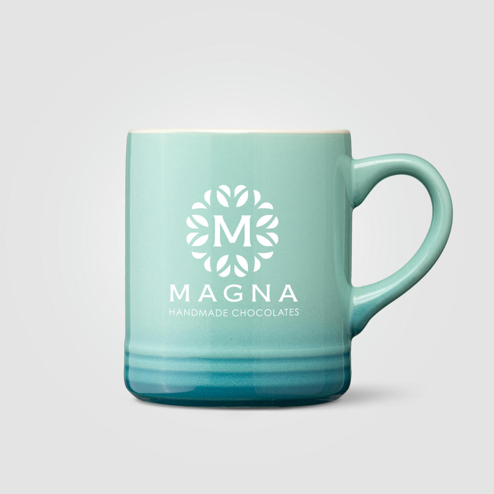 Product image Corin Keramiktasse mit Ombre-Silhouette - 355 ml Werbeartikel