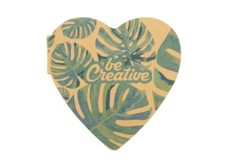 Individuelle Haftnotizen CreaStick Heart Eco Werbeartikel