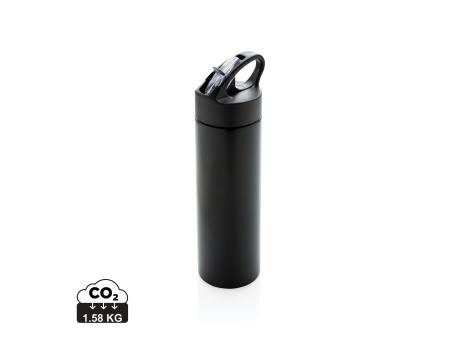 Sport Edelstahlflasche mit Trinkvorrichtung Werbeartikel