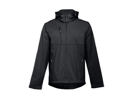 THC ZAGREB. Herren-Softshell-Jacke aus Polyester und Elastan Werbeartikel