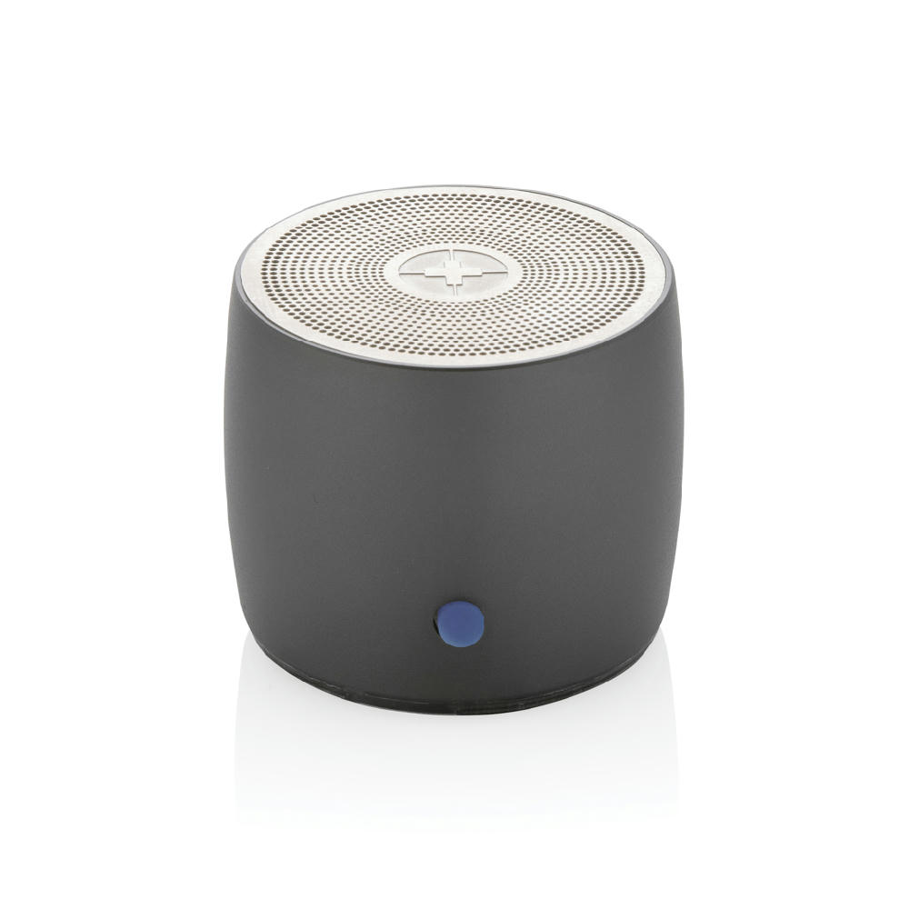 Product image Swiss Peak 3W Basslautsprecher aus RCS recyceltem Aluminium Werbeartikel