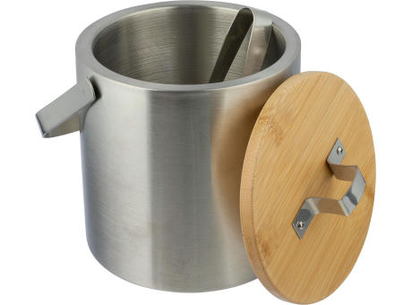 Doppelwandiger Eiskübel aus Edelstahl Fenwick Werbeartikel