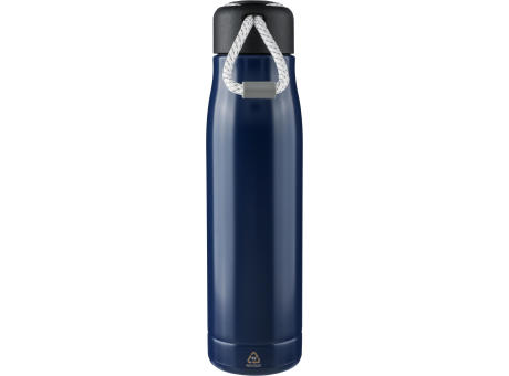 Doppelwandige Trinkflasche aus recyceltem Edelstahl (500 ml) Solene Werbeartikel