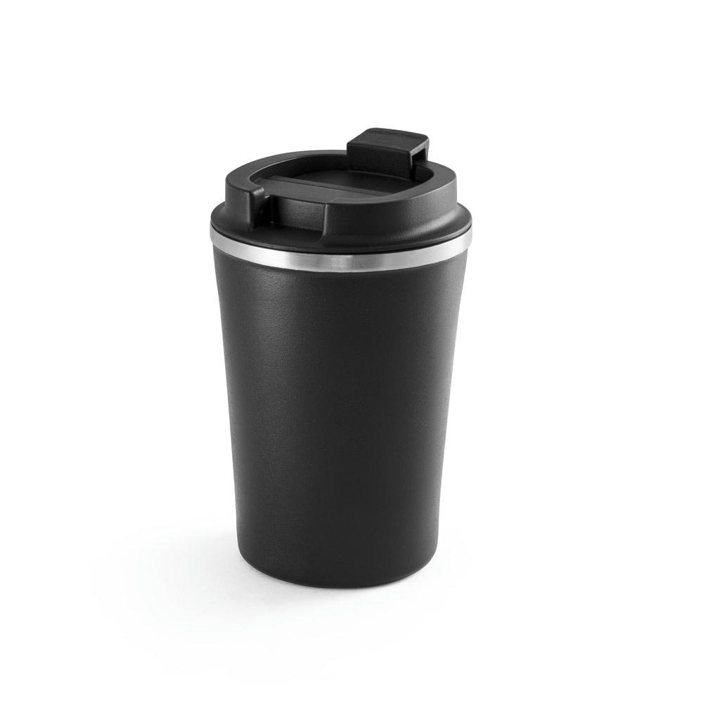 Product image PHELPS. Reisebecher aus Edelstahl und PP 470 ml Werbeartikel