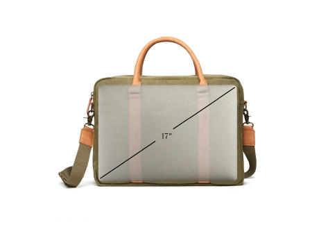 VINGA Bosler Computertasche aus RCS recyceltem Canvas bedrucken