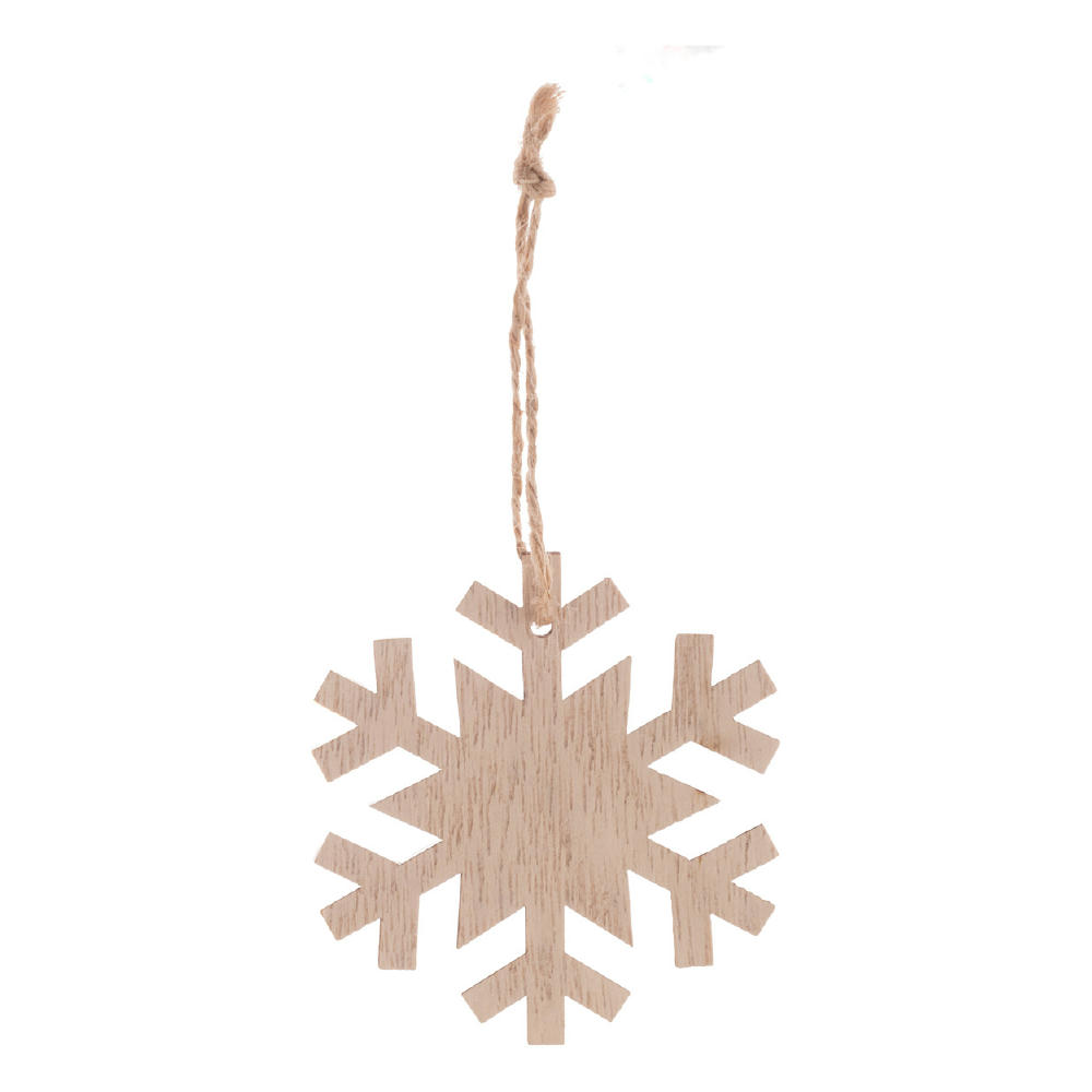 Weihnachtsbaum-Anhänger, Stern Rosvik Werbeartikel