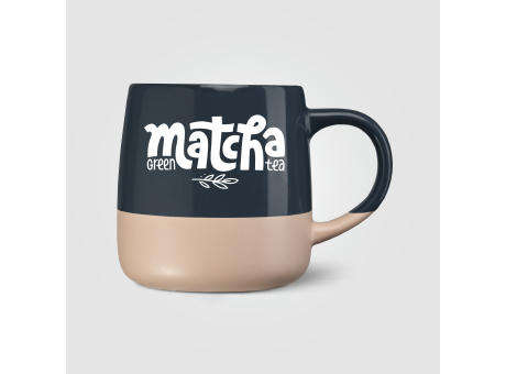 Product image Atlas Keramiktasse mit Farbblock-Design - 445 ml Werbeartikel