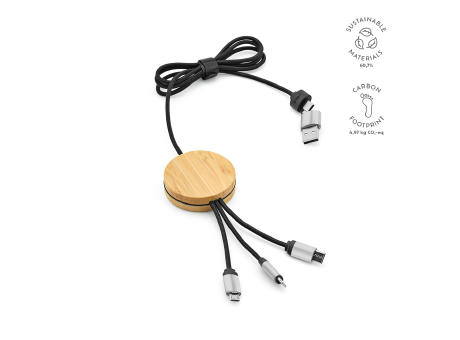 Feynman Ladekabel rPET 3 in 1 bedrucken