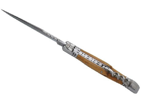 Taschenmesser 'Tradition', 11cm, Korkenzieher, Olivenholz Werbeartikel