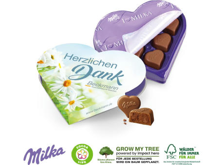 I LOVE MILKA HERZ Werbeartikel