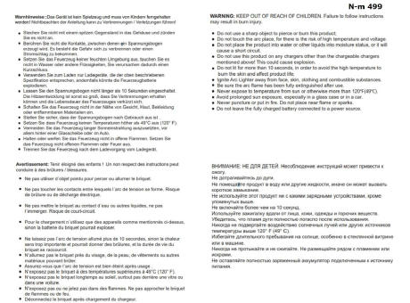 ARC Aufladbares Lichtbogen-Stabfeuerzeug mit Kindersicherung, Ladestandsanzeige und Geschenkverpackung bedrucken