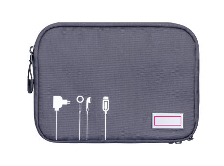 Product image TROIKA Kabeltasche BLUE CYCLE TECH POUCH 2 bedrucken