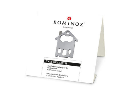 ROMINOX® Key Tool // House - 21 Funktionen (Haus) bedrucken