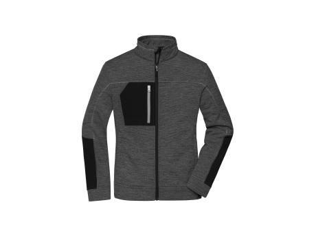 schwarz/grau (black-melange/black/silver)