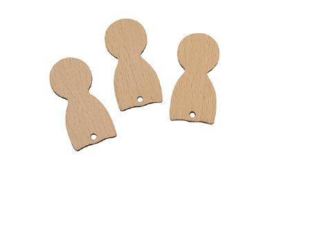 Product image Einkaufswagenlöser Holz Werbeartikel
