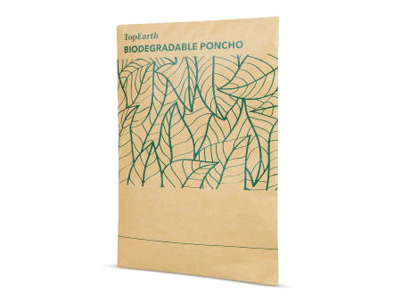 Biologisch abbaubarer Regenponcho Werbeartikel