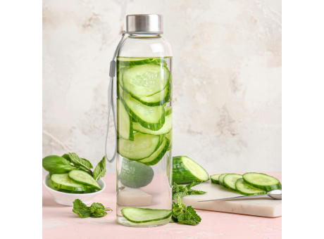 Trinkflasche aus Glas 500ml Werbeartikel