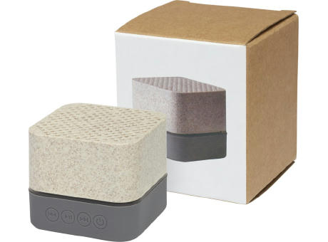 Aira Bluetooth®-Lautsprecher aus Weizenstroh Werbeartikel