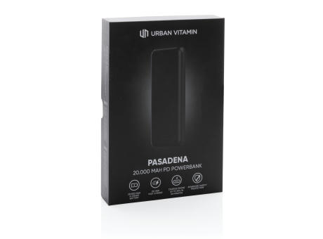 Product image Urban Vitamin Pasadena 20.000mAh 18W PD Powerbank bedrucken