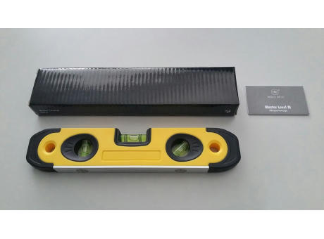 Wasserwaage "Master Level M gelb" Werbeartikel