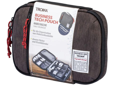 TROIKA Kabeltasche BUSINESS TECH POUCH Werbeartikel