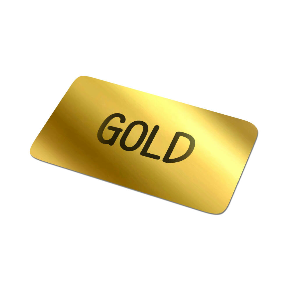 Vinyl Sticker Rechteck 20x10mm Werbeartikel