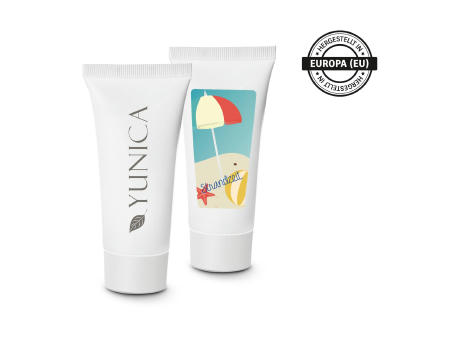 Product image Pflegetube Mini 20 ml - Sonnenlotion LSF 30, wasserfest Werbeartikel