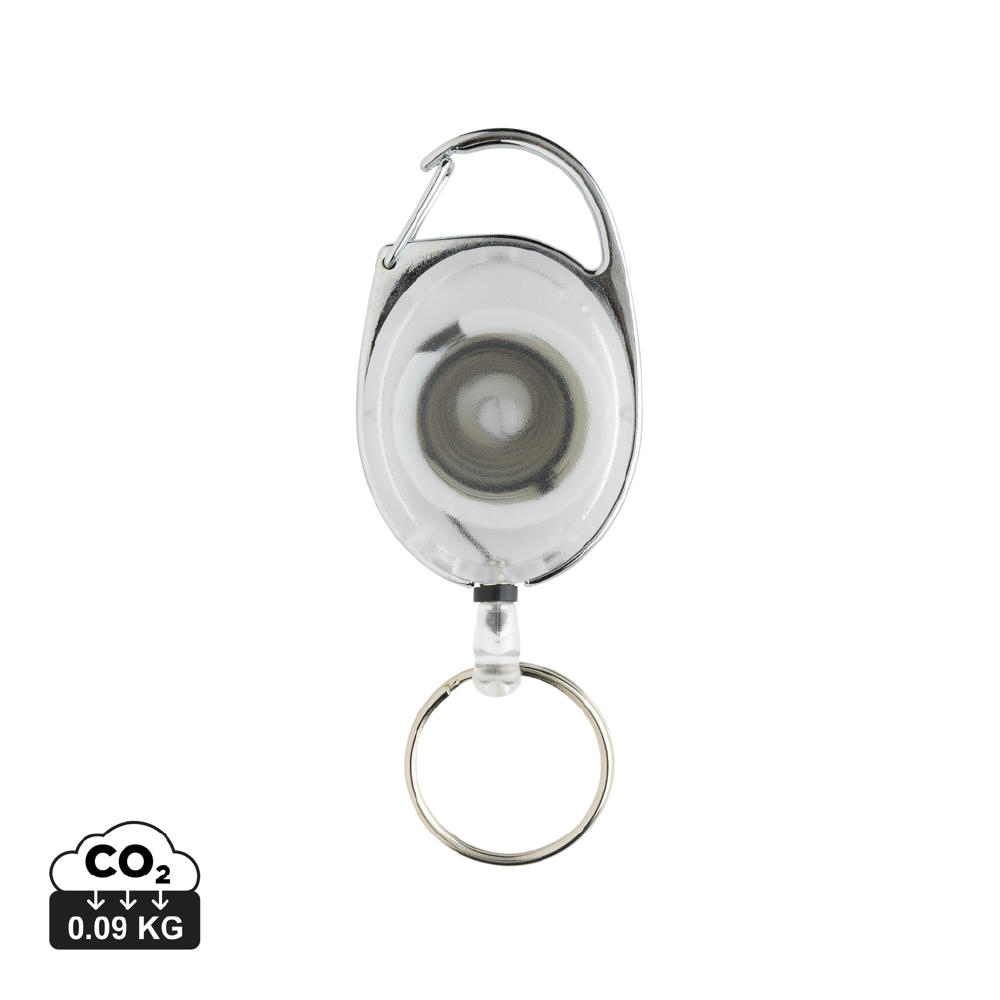 Product image Roller-Clip-Schlüsselanhänger aus RCS recyceltem ABS Werbeartikel