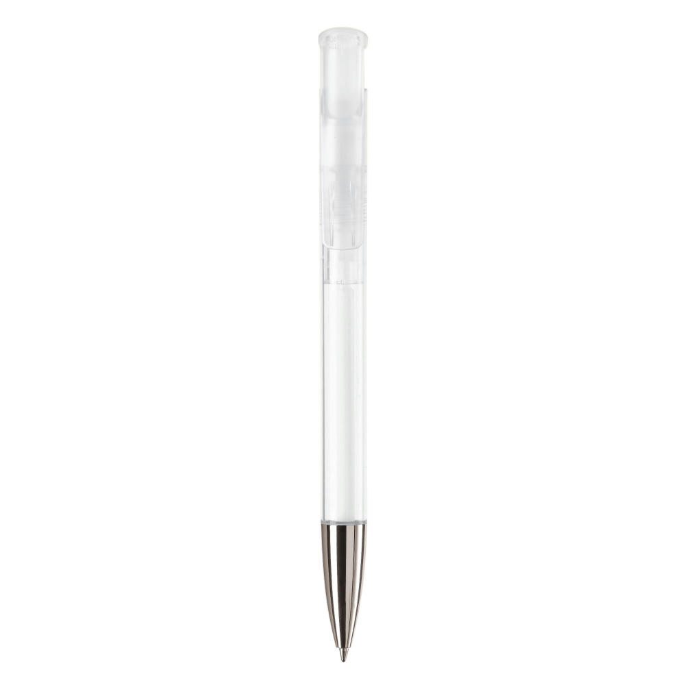 Kugelschreiber Avalon Transparent mit Metallspitze Werbeartikel