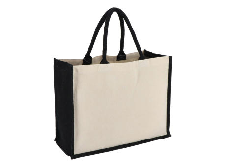 Product image Jute-Baumwolle Tragetasche OEKO-TEX® 42,5 x 19 x 32cm 320g/m² bedrucken