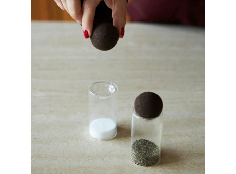 Sagaform Natur Salz-/Pfefferstopfen, 2 Stück Werbeartikel