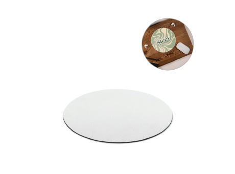 Product image BLAIR ROUND. Rundes Mauspad mit Gummibasis Werbeartikel