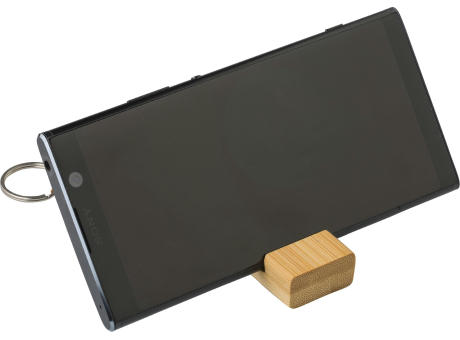 Schlüsselanhänger aus Bambus Kian Werbeartikel