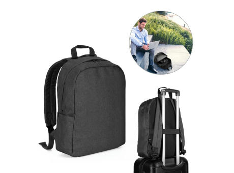 Product image GIJON. Laptop-Rucksack aus 600D recyceltem Polyester, HD und Innenfutter aus 210D recyceltem Polyester bedrucken