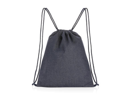Impact AWARE™ Rucksack aus recyceltem Denim mit Kordelzug bedrucken