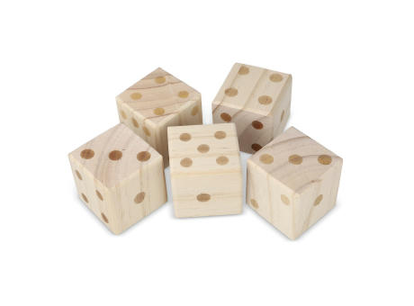 InSide Out Riesen-Würfelspiel aus Holz Werbeartikel