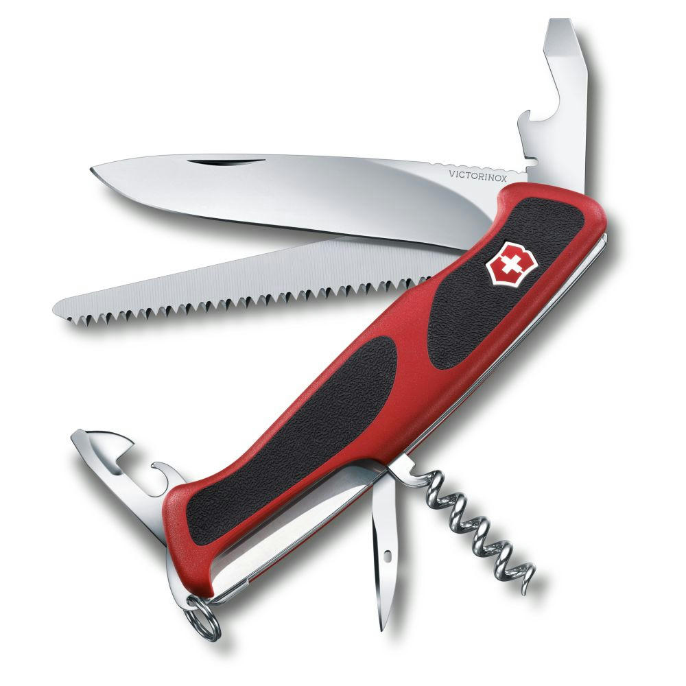 Product image Victorinox Ranger 55 Grip rot-schwarz als Werbeartikel bedrucken mit Logo