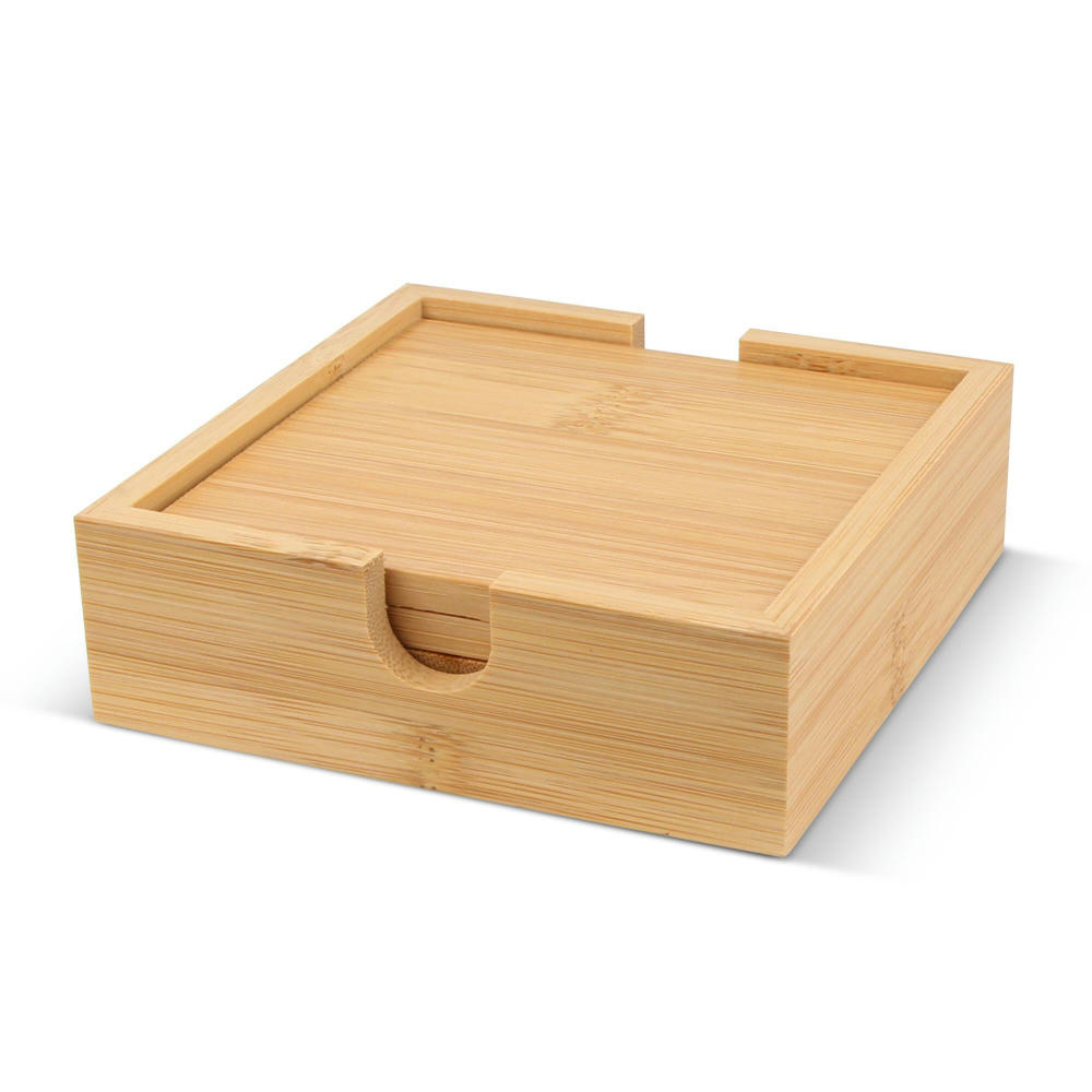 Product image Bambus Untersetzer Set (4 Stück) Werbeartikel
