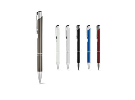 BETA BK. Aluminium-Kugelschreiber mit Clip bedrucken