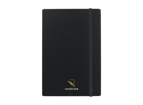 Bamboo Journal Naked Spine Notebook Black A5 bedrucken